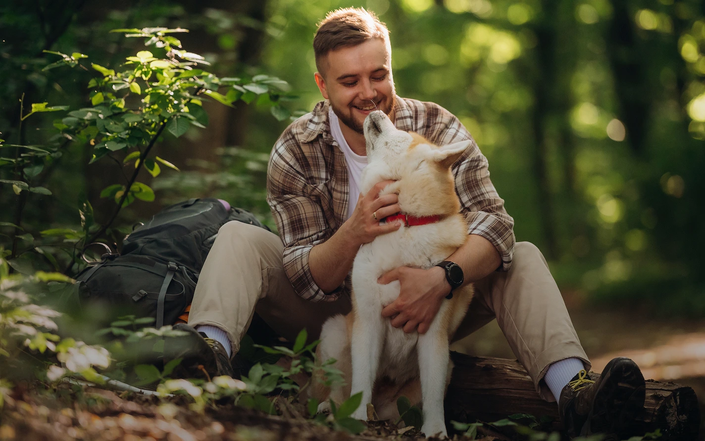 Daily dog wellness visit by Outside Feet